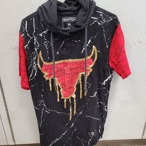 Chicago Bulls Hard Drip Hoodie Shirt Graphic Design Shirt Size XL